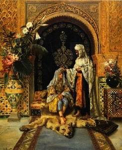unknow artist Arab or Arabic people and life. Orientalism oil paintings  235 China oil painting art